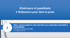 Faire communauté et créer des liens pour répondre ensemble à la pandémie