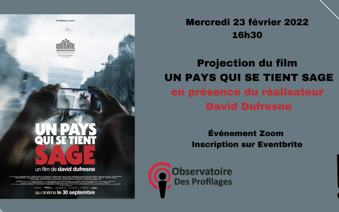 Projection du film « Un pays qui se tient sage » avec le CAPED