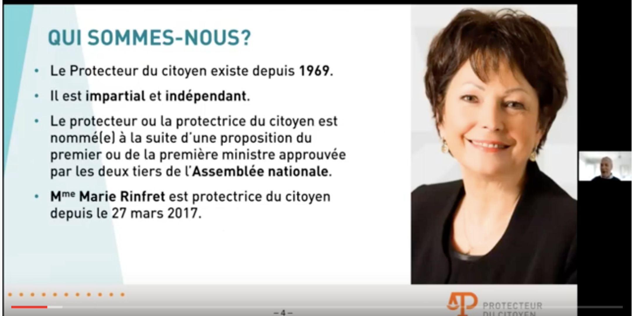 Droits des individus dans leurs relations avec les services québécois : le Protecteur du citoyen