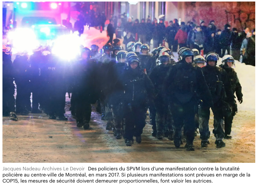 Le droit de manifester au cœur des mouvements sociaux