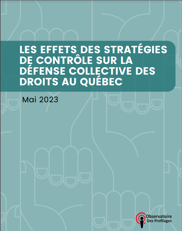 Les effets des stratégies de contrôle sur la défense collective des droits au Québec